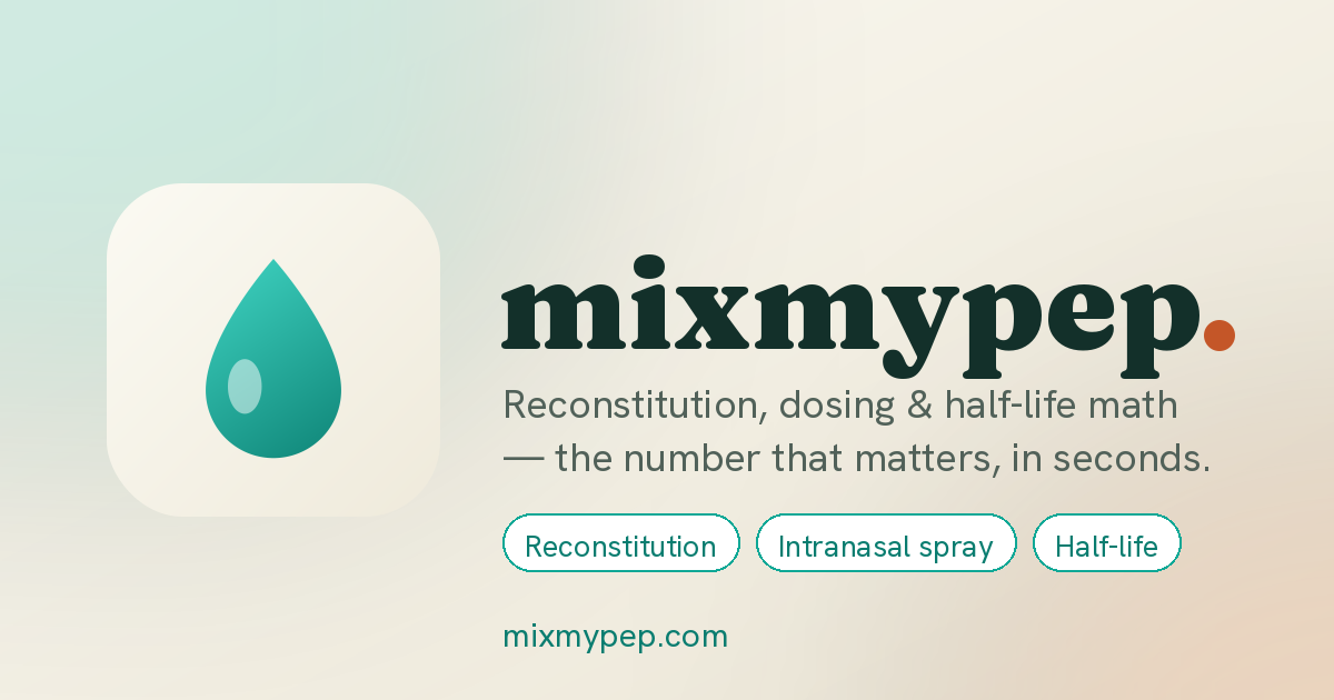 5 amino 1mq reconstitution calculator 5-Amino-1MQ Reconstitution Calculator — Dose & Units